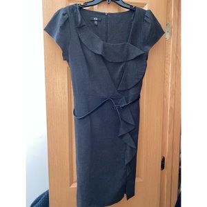 Business casual ruffle dress